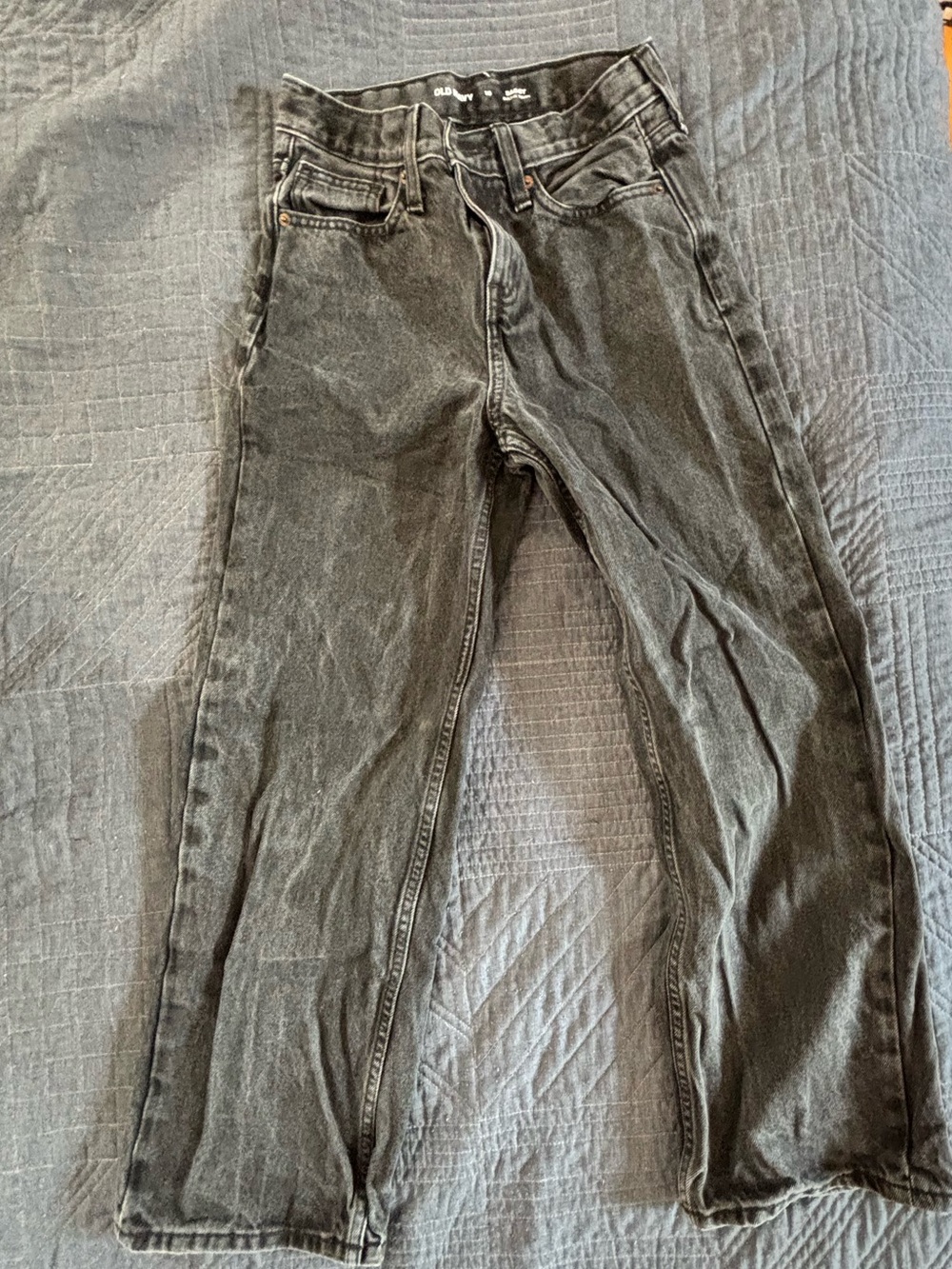 Old Navy Boy’s Black Bootcut Jeans